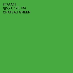 #47AA41 - Chateau Green Color Image